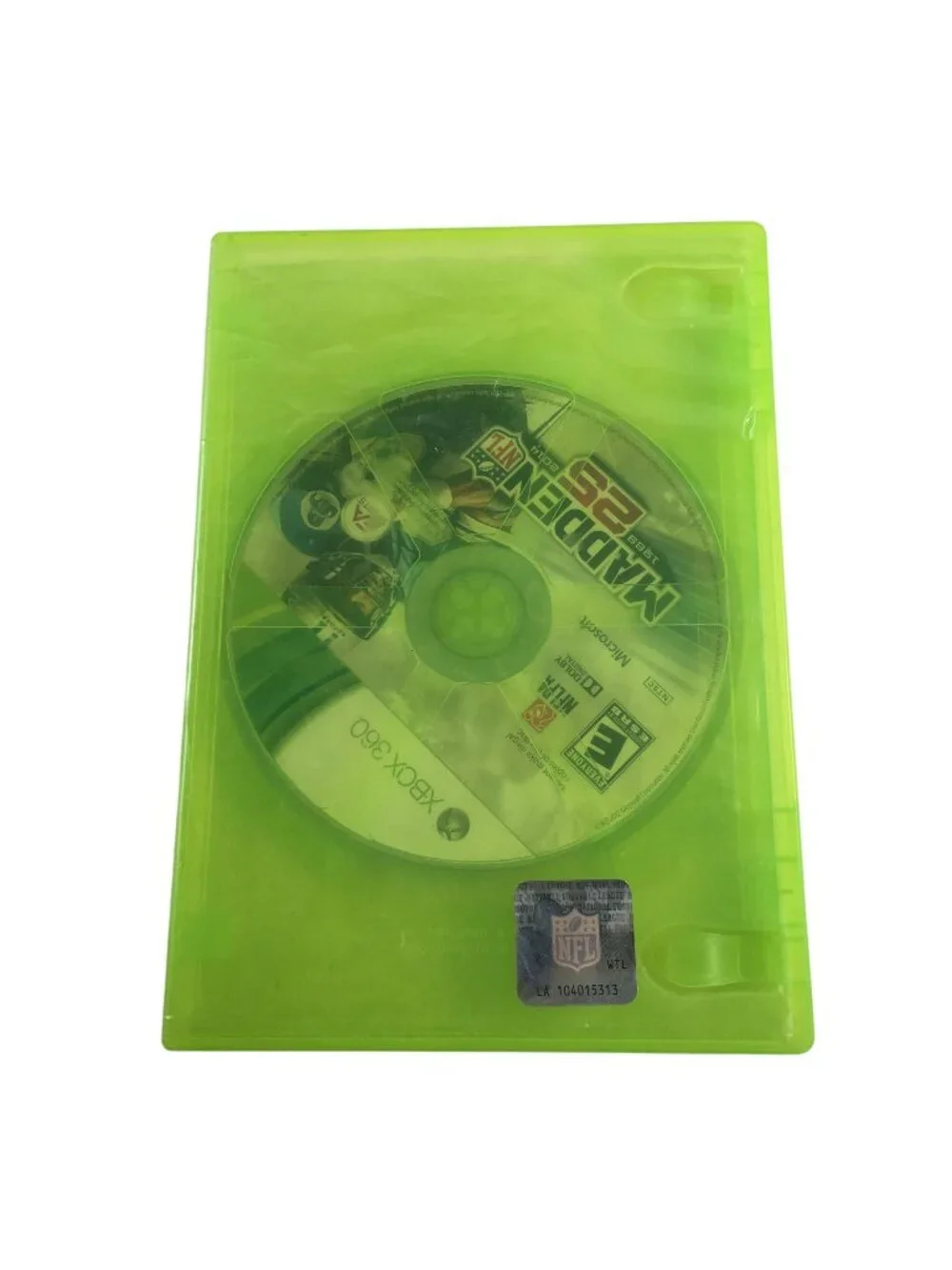 MICROSOFT XBOX 360 MADDEN 25 NO MANUAL INCLUDED